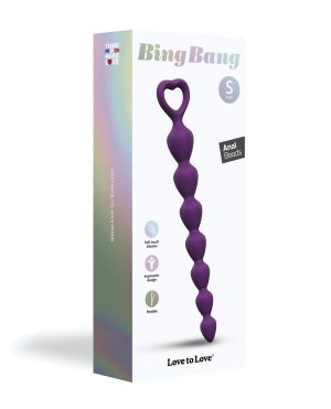 Love to Love Bing Bang Anal Beads – Violet Small by Love to Love product image
