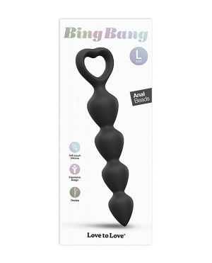 Love to Love Bing Bang Anal Bead – Black Onyx Large by Love to Love product image