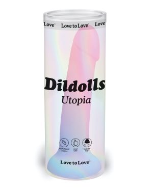Love to Love Curved Suction Cup Dildolls Utopia – Asst Colors by Love to Love product image