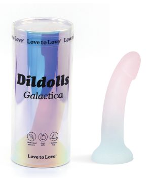 Love to Love Silicone Dildolls Galactica – Unicorn Color w/Glitter by Love to Love product image