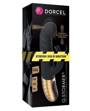 Dorcel G-Stormer Thrusting G Spot Rabbit – Black/Gold by Dorcel product image