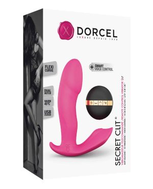 Dorcel Secret Clit Dual Stim Heating and Voice Control – Pink by Dorcel product image
