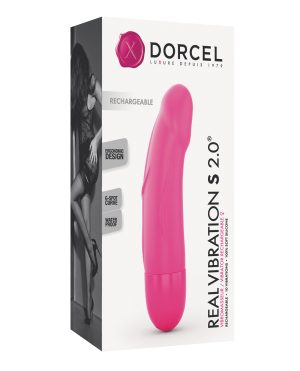 Dorcel Real Vibration S 6″ Rechargeable Vibrator – Pink by Dorcel product image