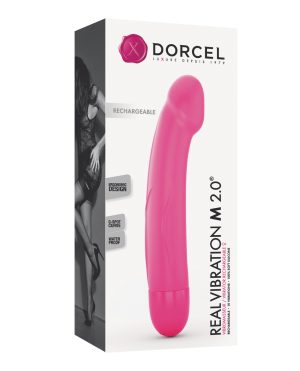 Dorcel Real Vibration M 8.6″ Rechargeable – Pink by Dorcel product image