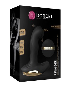 Dorcel P-Finger Come Hither – Black/Gold by Dorcel product image
