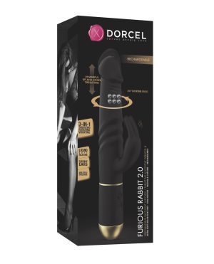 Dorcel Thrusting & Spinning Furious Rabbit 2.0 – Black by Dorcel product image