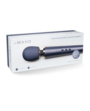 Le Wand Petite Rechargeable Vibrating Massager – Navy by Le Wand product image