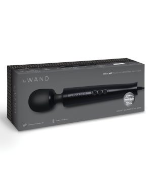 Le Wand Die Cast Plug-In Massager – Black by Le Wand product image
