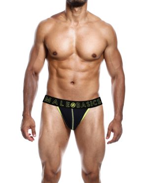 Male Basics Neon Thong Yellow XL by MaleBasics product image