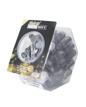 Swiss Navy Premium Hybrid Lubricant – 1 oz Bottle Bowl of 50 by Swiss Navy product image