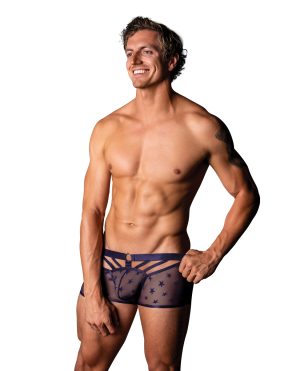 Love Star Short w/Ring – Purple MD by Male Power product image