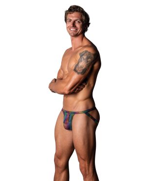 Pack & Play Jock w/Front Condom Pocket – Rainbow S/M by Male Power product image