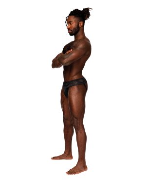 Sassy Lace Skirt Jock Black S/M by Male Power product image