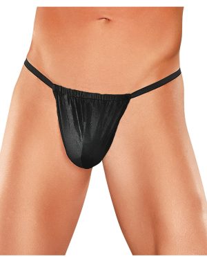 Male Power Nylon Lycra Pouch Thong Black O/S by Male Power product image