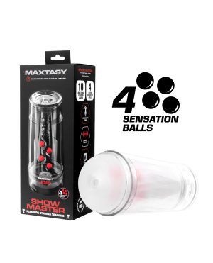 Maxtasy Show Master Non-Realistic Stroker – Clear by Maxtasy product image