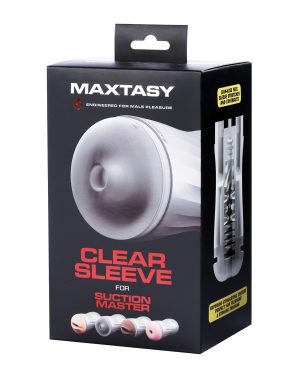 Maxtasy Suction Master Series Sleeve – Standard Clear by Maxtasy product image