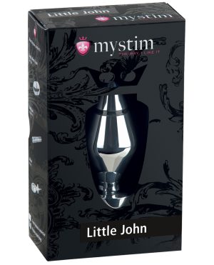 Mystim Little John Buttplug Small Aluminum – Silver by Mystim product image