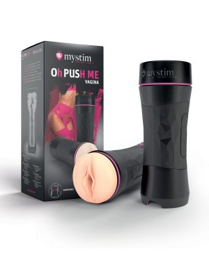 Mystim Oh-Pushme Vagina – Black by Mystim product image