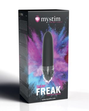 Mystim Sleak Freak eStim Straight Vibrator – Black by Mystim product image