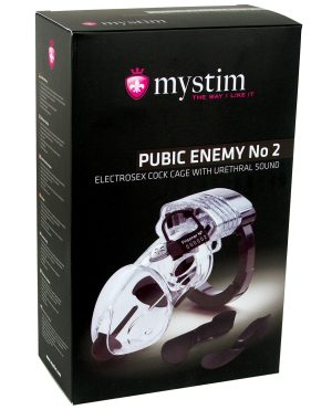 Mystim Pubic Enemy #2 Cock Cage – Clear by Mystim product image