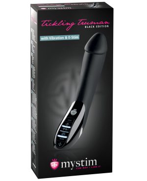 Mystim Tickling Truman eStim Vibrator Black Edition – Black by Mystim product image