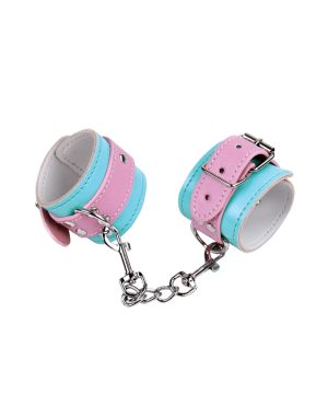 Nobu Fetish Handcuffs – Pink/Blue by Nobu product image