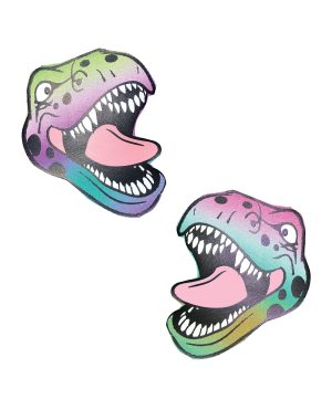 Neva Nude Reflective Dinosaur Pasties – Rainbow O/S by Neva Nude product image