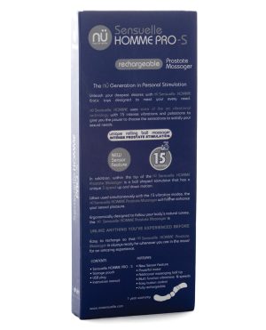 Nu Sensuelle Homme Pro S Prostate Massager – Navy Blue by Nu Sensuelle product image