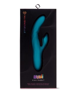 Nu Sensuelle Nubii Kiah Turbo Boost & Heating Dual Stim Rabbit – Blue by Nu Sensuelle product image