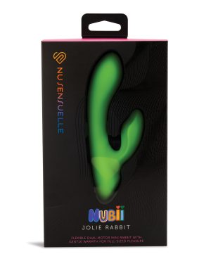 Nu Sensuelle Jolie Nubii Warming Mini Rabbit – Lime Green by Nu Sensuelle product image