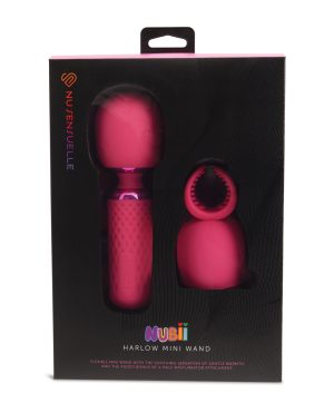 Nu Sensuelle Harlow Mini Wand w/Masturbator Attachment – Pink by Nu Sensuelle product image