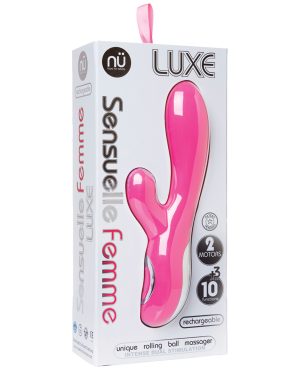 Nu Sensuelle Femme Luxe 10 Fun Rabbit Massager – Pink by Nu Sensuelle product image