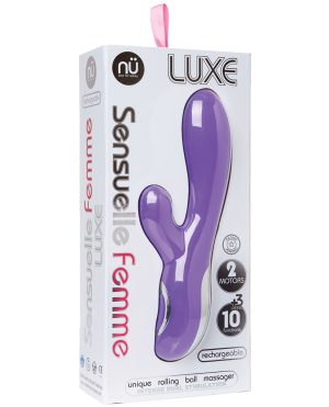 Nu Sensuelle Femme Luxe 10 Fun Rabbit Massager – Purple by Nu Sensuelle product image