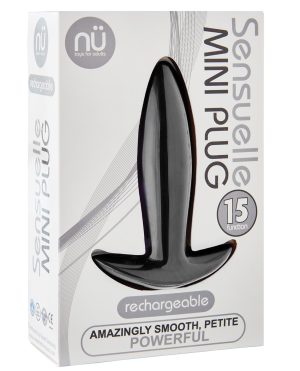 Nu Sensuelle Mini Butt Plug – Black by Nu Sensuelle product image