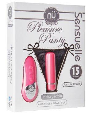 Nu Sensuelle Pleasure Panty Bullet w/Remote Control 15 Function – Pink by Nu Sensuelle product image