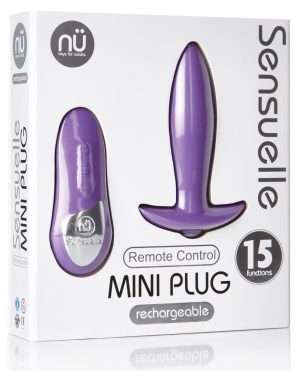 Nu Sensuelle Remote Control Rechargeable Mini Plug – Purple by Nu Sensuelle product image