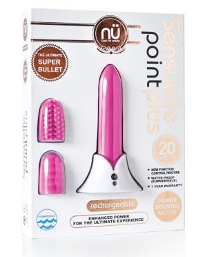 Nu Sensuelle Point Plus Rechargeable Bullet – Pink by Nu Sensuelle product image