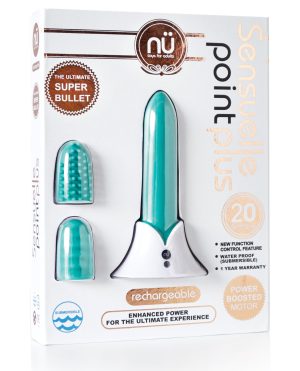 Nu Sensuelle Point Plus Rechargeable Bullet – Tiffany Blue by Nu Sensuelle product image