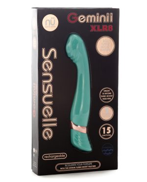 Nu Sensuelle Geminii XLR8 Turbo Boost G Spot – Electric Blue by Nu Sensuelle product image