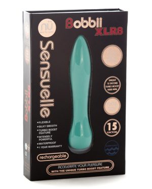 Nu Sensuelle Bobbii Flexible Vibe XLR8 Turbo Boost – Electric Blue by Nu Sensuelle product image