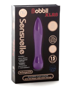 Nu Sensuelle Bobbii Flexible Vibe XLR8 Turbo Boost – Ultra Violet by Nu Sensuelle product image