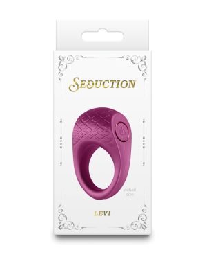 Seduction Levi Cock Ring – Metallic Burgundy by Seduction product image