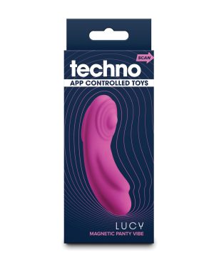 Techno Lucy App Controlled Panty Vibe w/Magnet – Magenta by Techno product image