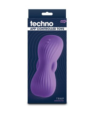 Techno Trap App Controlled Vibrating Grinding Pad – Purple by Techno product image