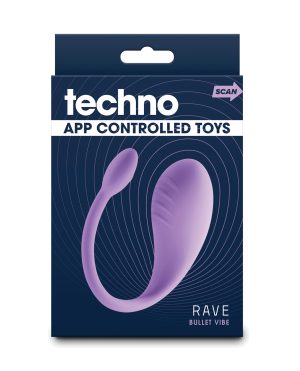 Techno Rave App Controlled Kegel Vibrator – Purple by Techno product image