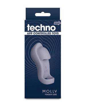 Techno Molly App Controlled Finger Vibe – Gray by Techno product image