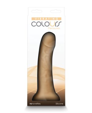 Colours Pleasures 7″ Vibrating Dong – White by Colours product image