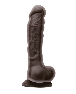 Colours Dual Density 8″ Dildo – Dark Brown by Colours product image