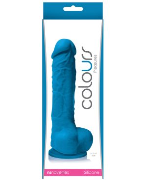 Colours Pleasures 5″ Dildo w/Suction Cup – Blue by Colours product image