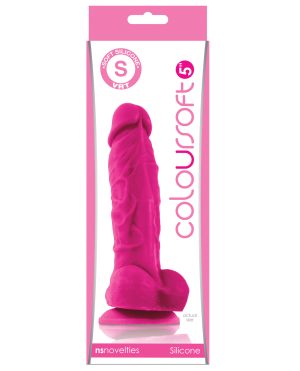ColourSoft 5″ Silicone Soft Dildo – Pink by ColourSoft product image